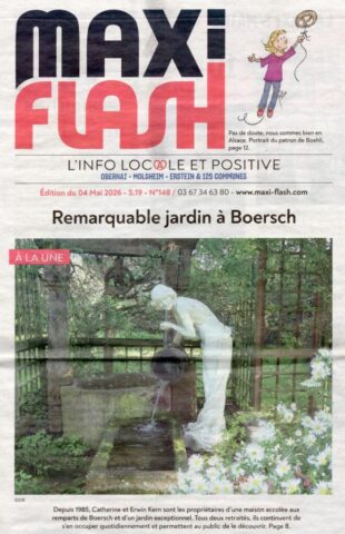 Article de journal concernant le Jardin Philosophe à Boersch page 1