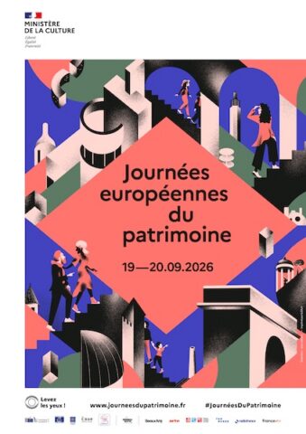 Affiche pour les Journées du Patrimoine 2026