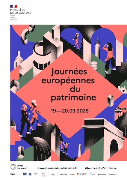 Affiche pour les Journées du patrimoine 2026