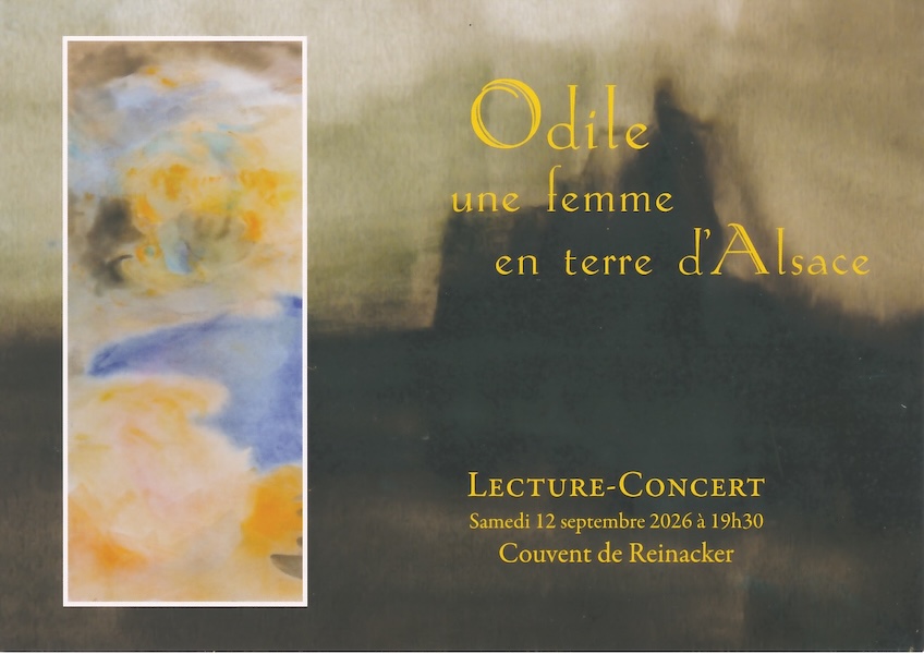 Affiche d'un concert au Couvent Reinacker le 12 septembre 2026